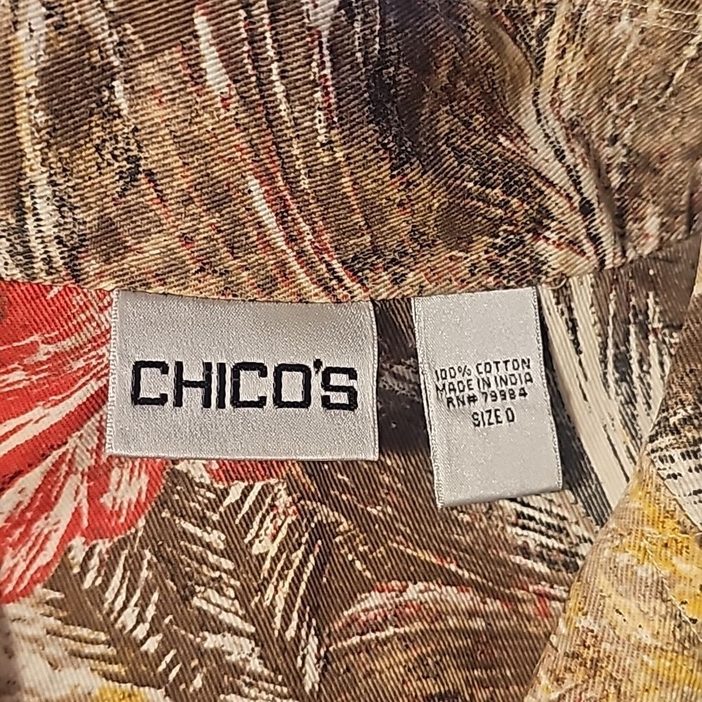 Chicos Lightweight Long-Sleeved Button Front Jack… - image 6